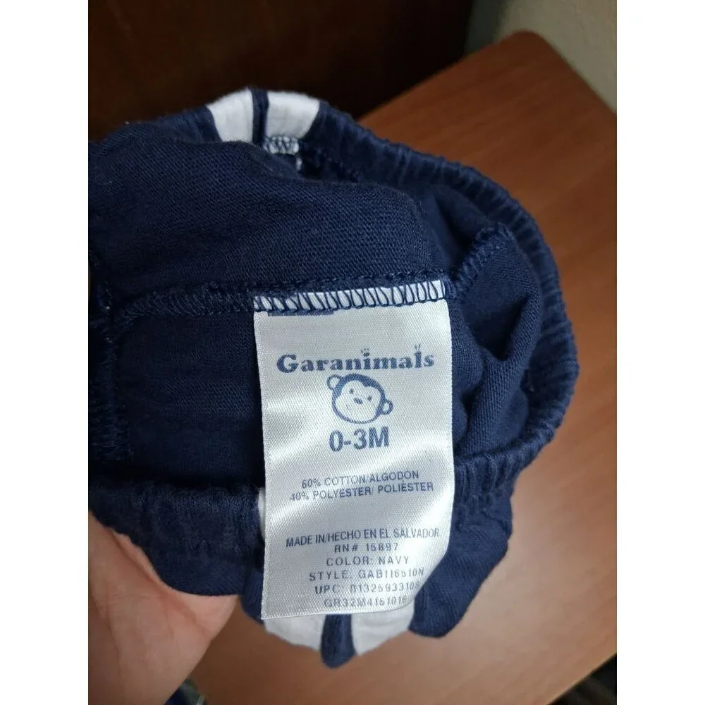 Garanimals Casual Shorts Sporty Summer Blue Boys Size 0-3 Months
